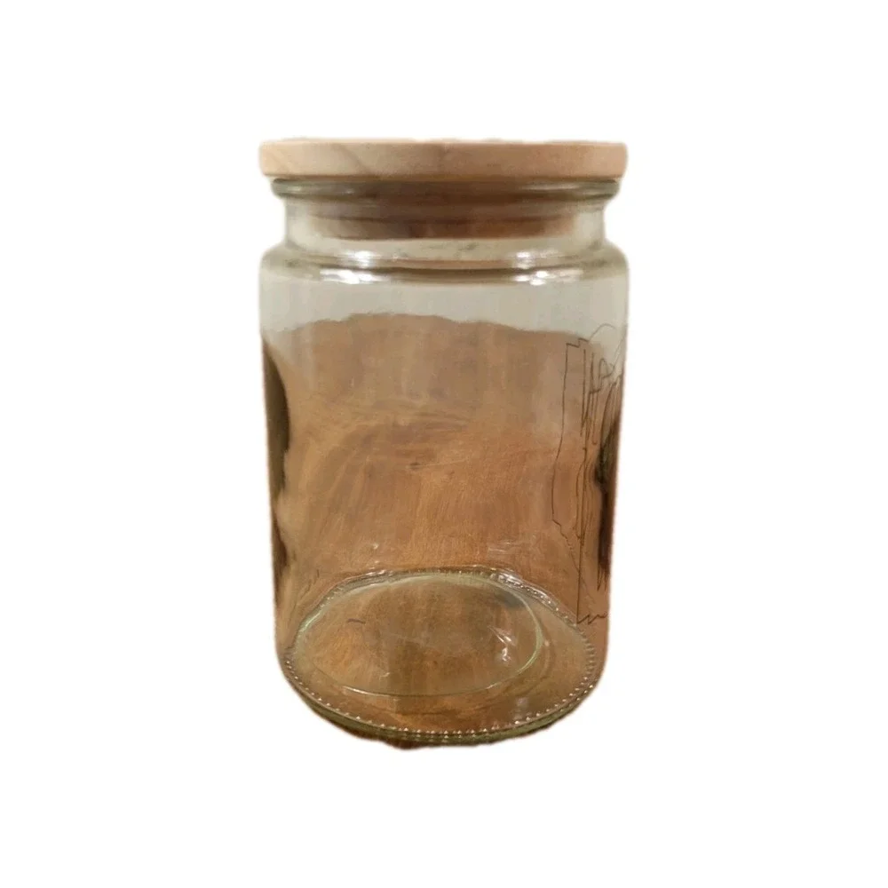 Rae Dunn Cotton Ball Jar With Lid